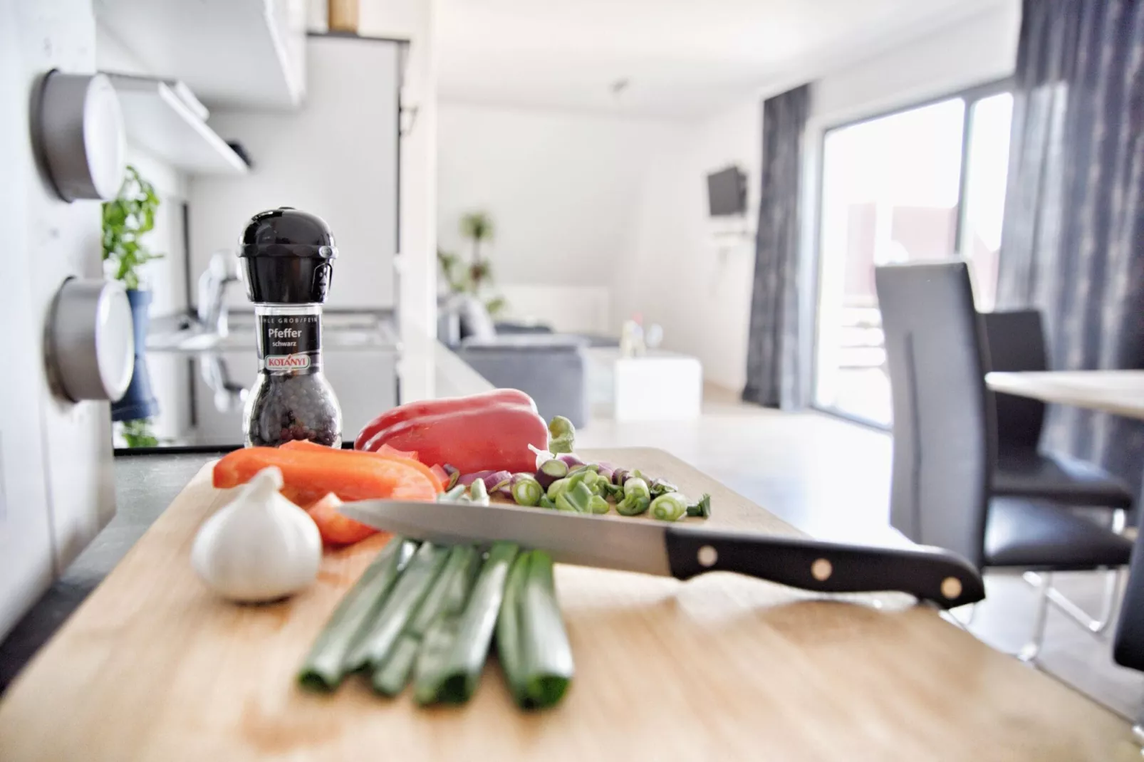 Ferienwohnung mit großer Dachterrasse-Kitchen
