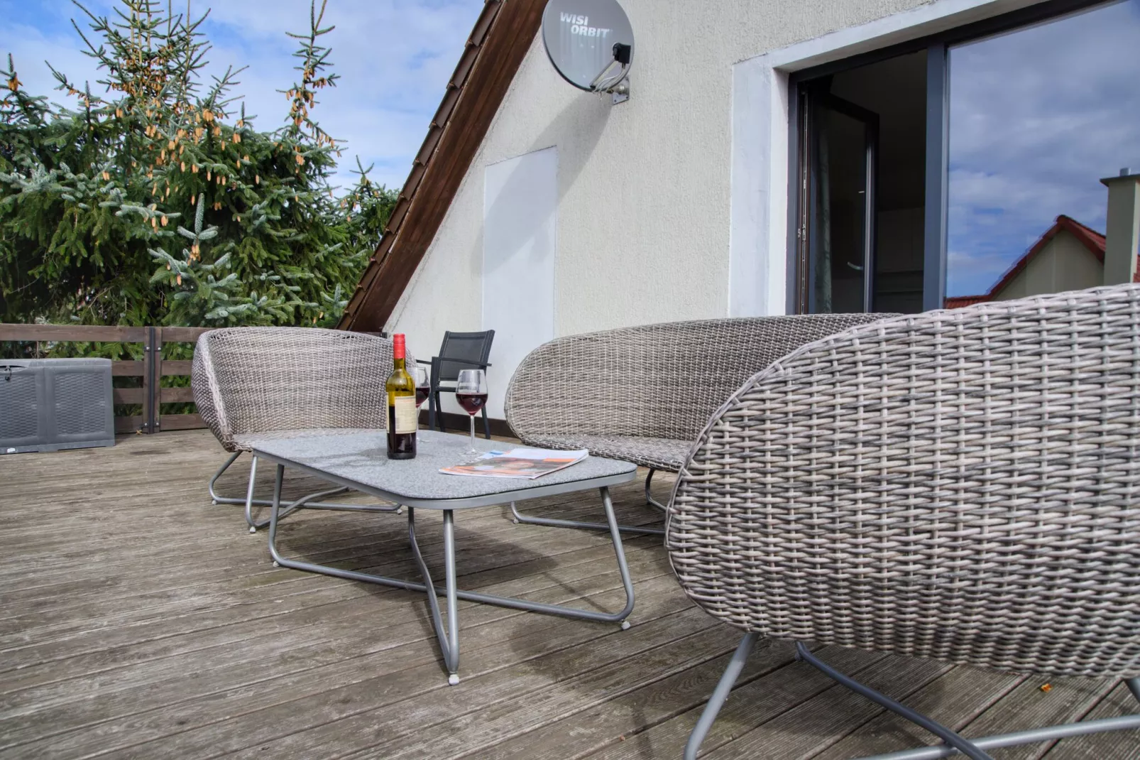 Ferienwohnung mit großer Dachterrasse-Terrace balcony