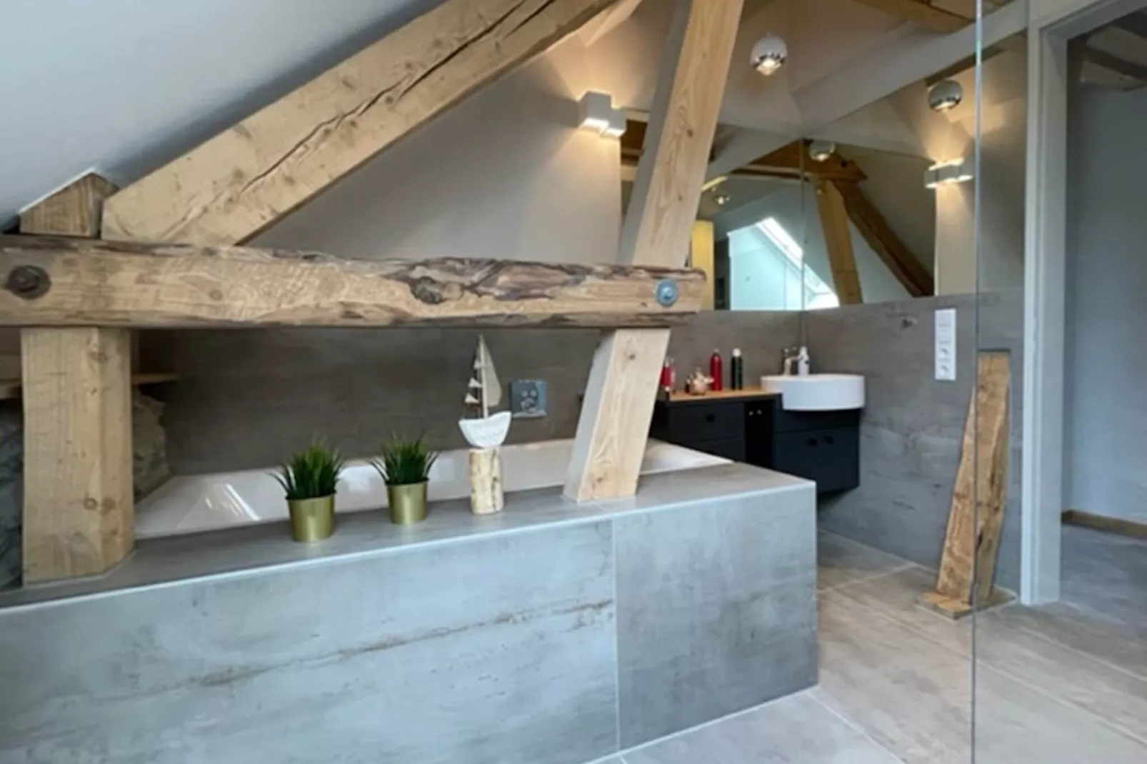 FeWo in Monschau Zimmermanns 1 in Monschau-Mützenich-Salle de bain