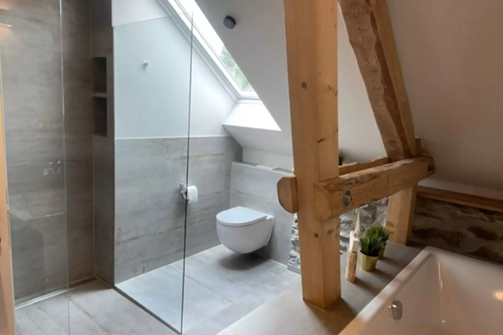 FeWo in Monschau Zimmermanns 1 in Monschau-Mützenich-Salle de bain