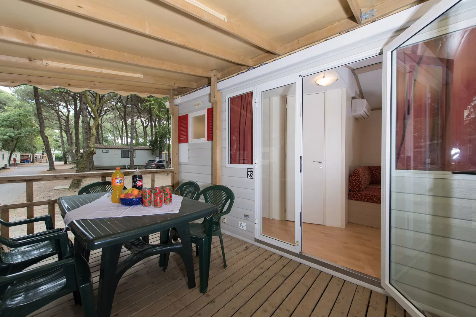Case Mobili Mimosa-Terrace balcony