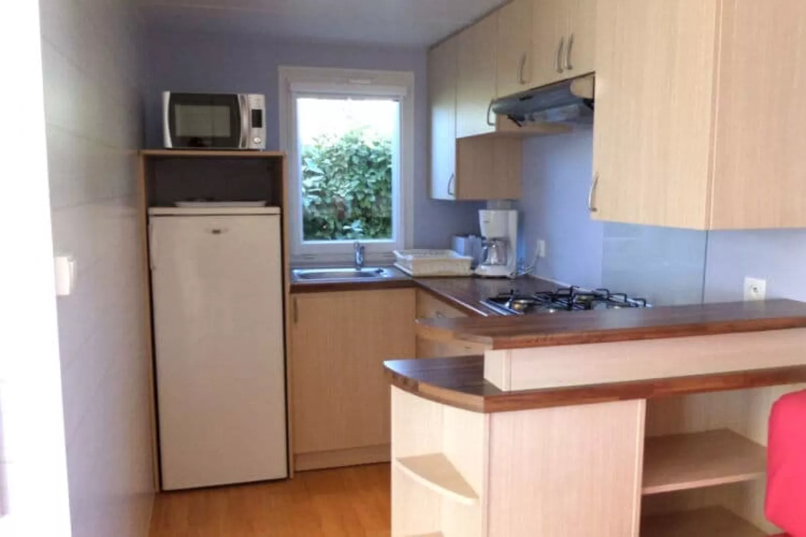 Caravanpark Domaine Sainte Véziane Bessan-Mobilhome Confort 2 chambres 4-6 pers-Salon