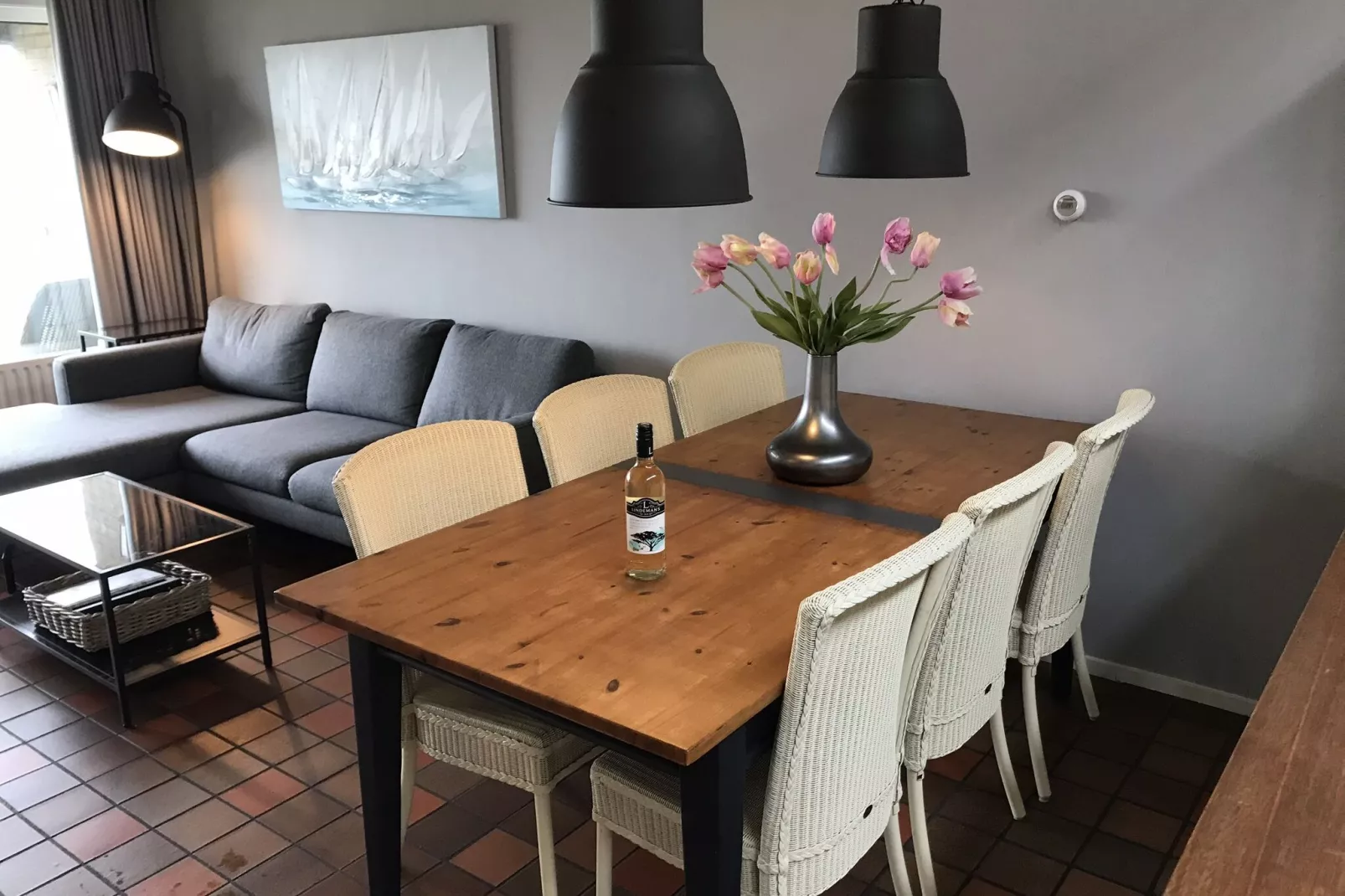 Lake house-Wohnzimmer