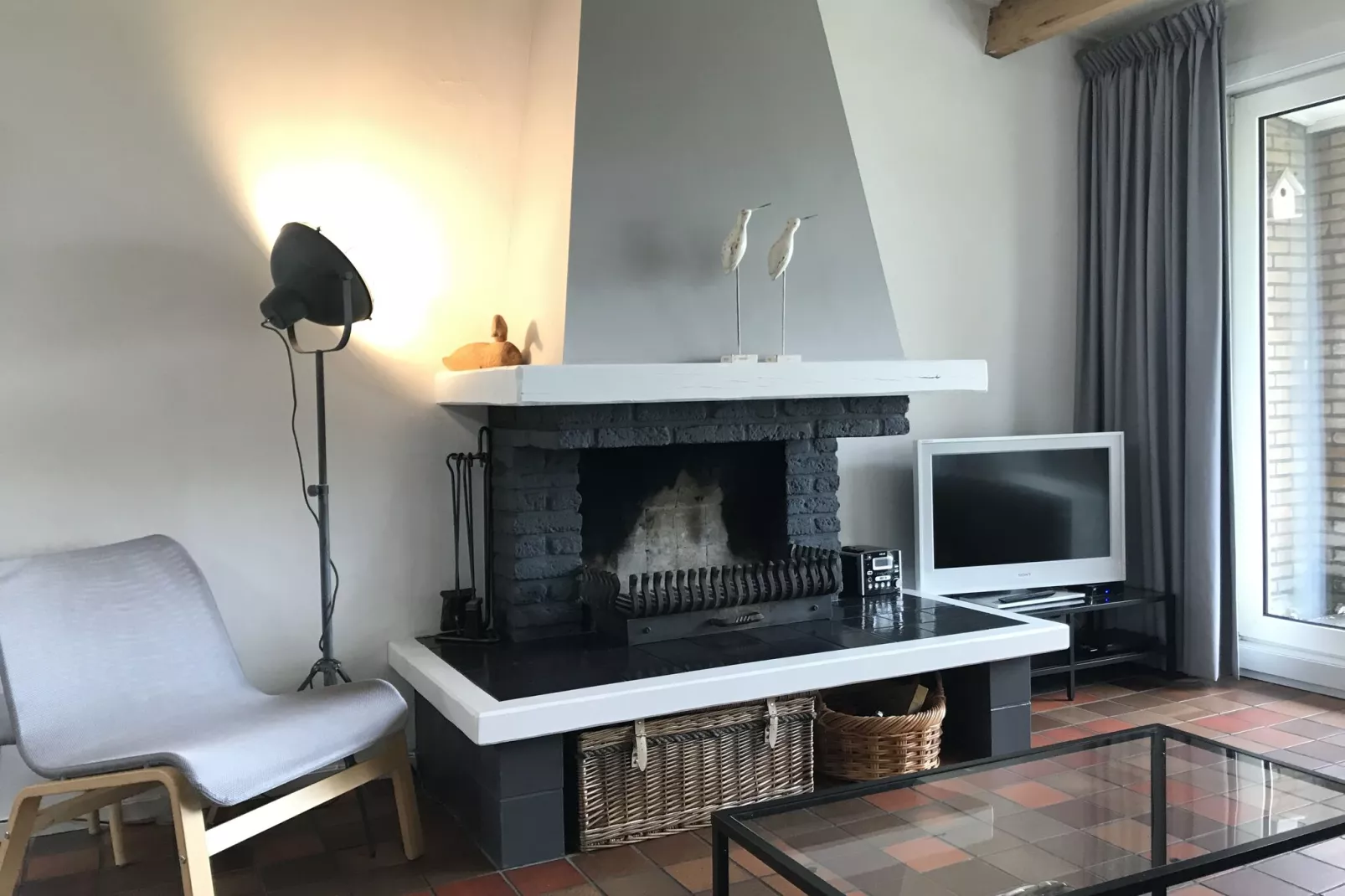 Lake house-Wohnzimmer