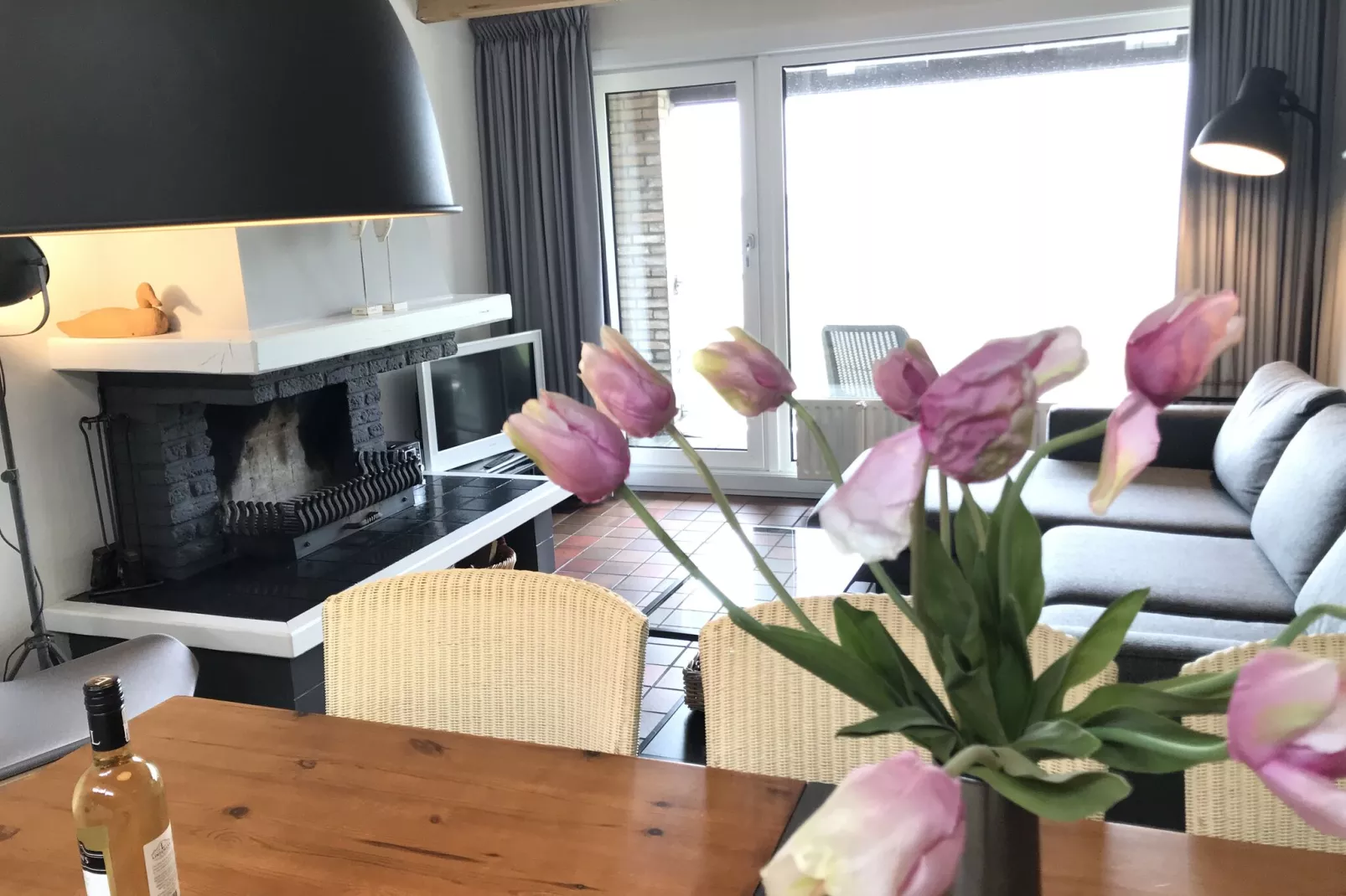 Lake house-Wohnzimmer
