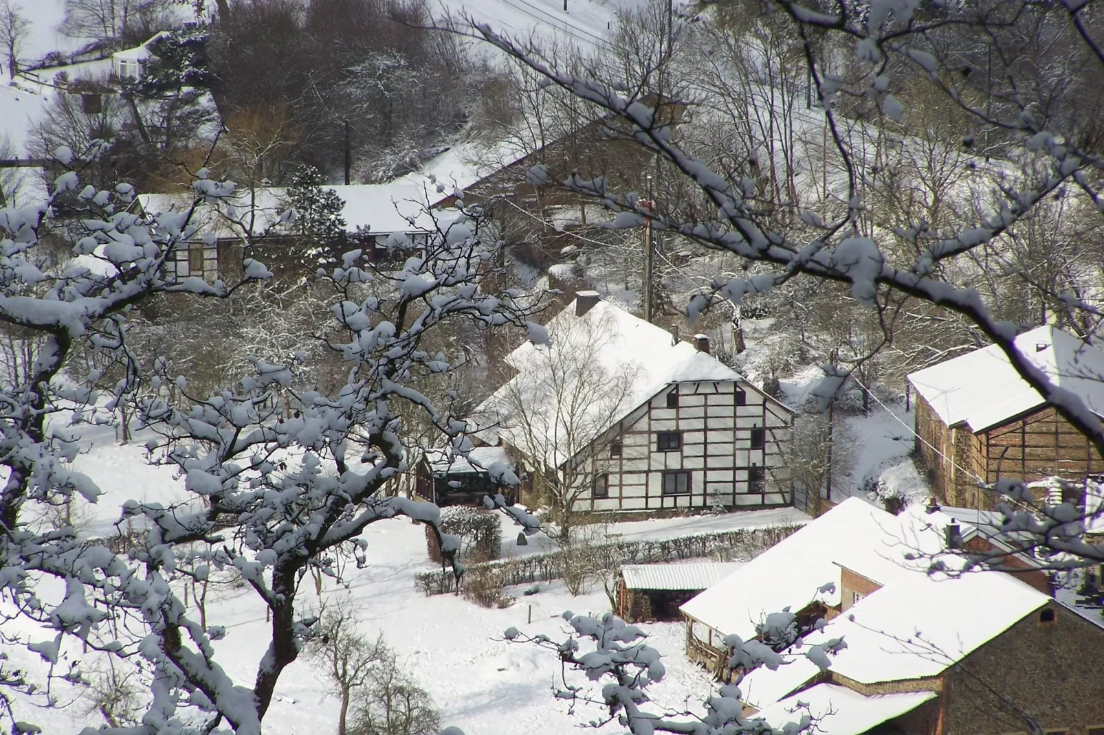 Au Pré Fleuri-View winter