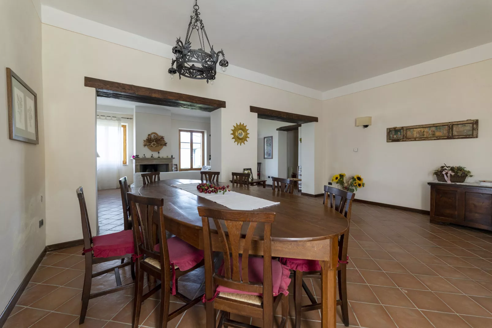 Villa Collemancio-Salle à manger