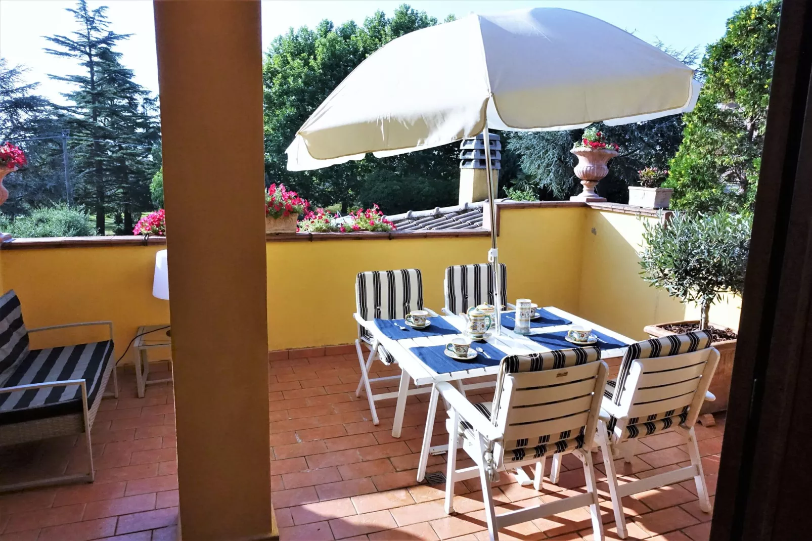 Villa Pali-Terrace balcony