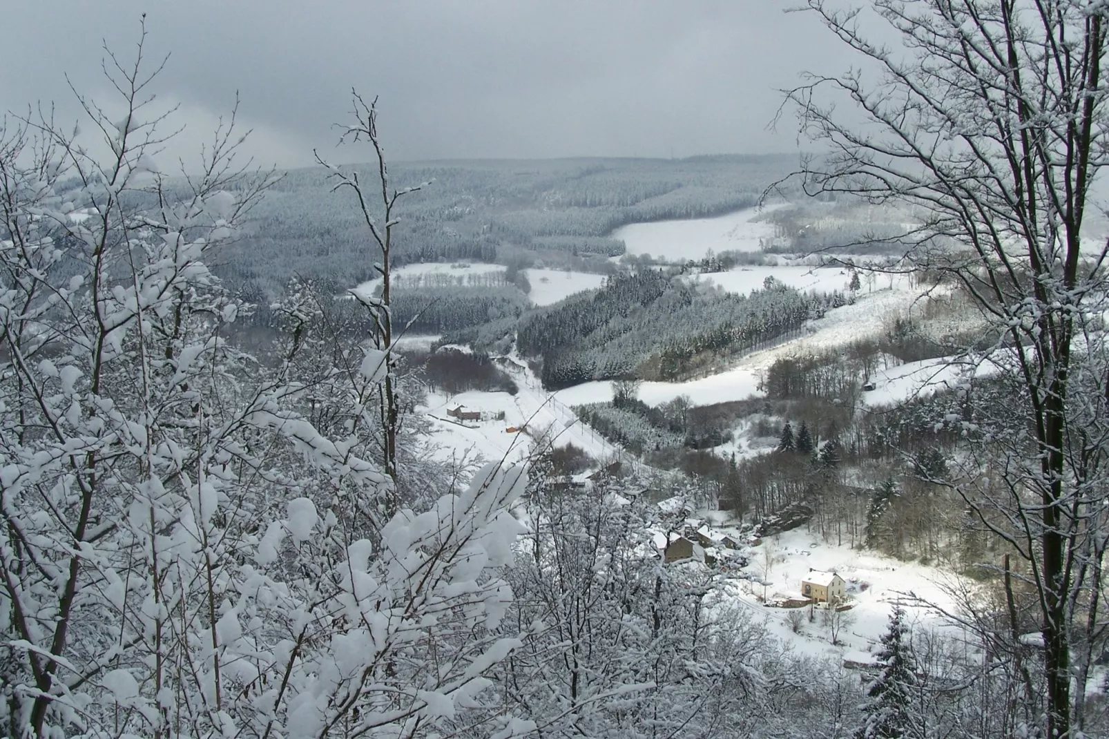 Au Pré Fleuri-Area winter 1km