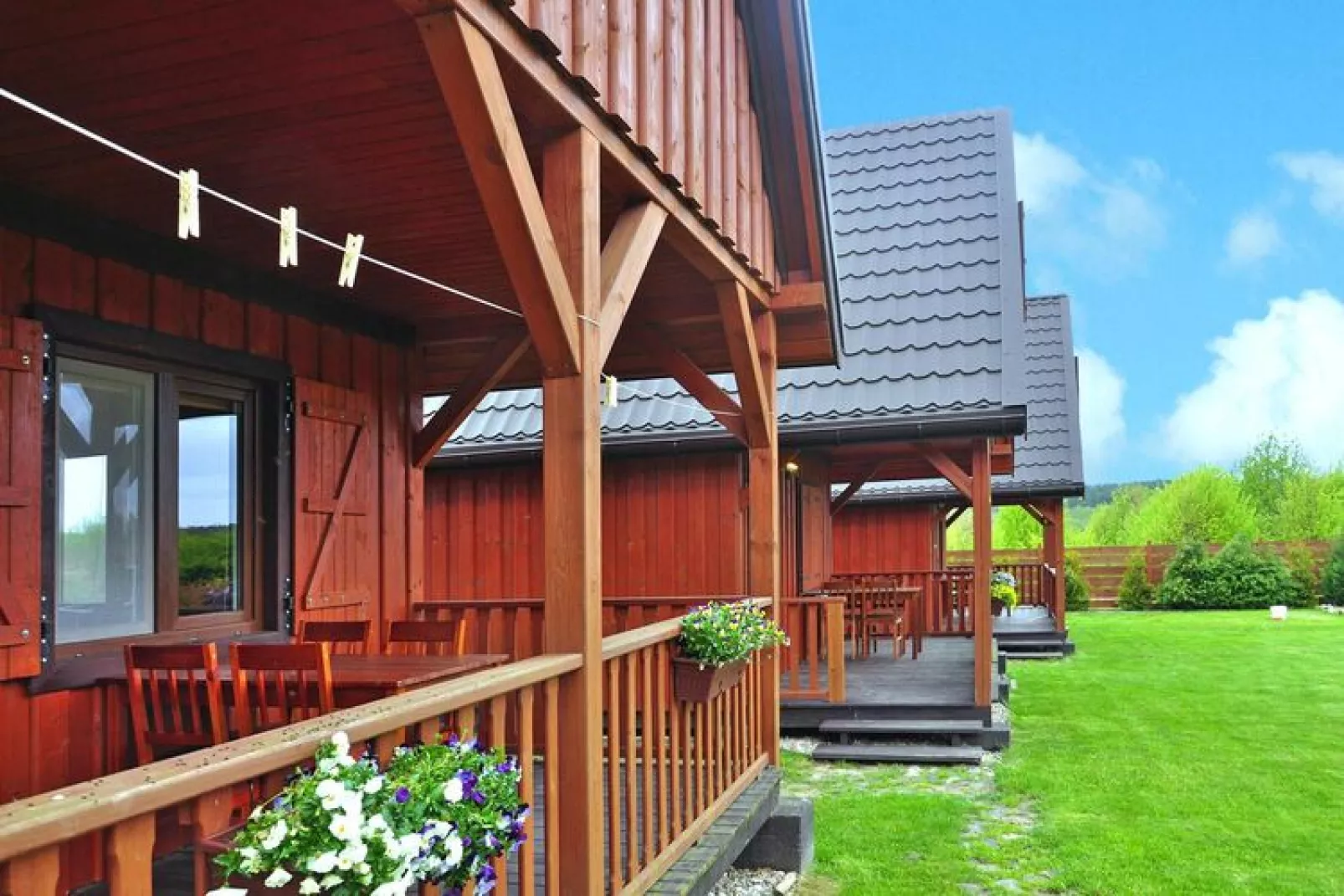 Holiday homes Kolczewo60 qm Typ A domek 60 qm-Terrace balcony