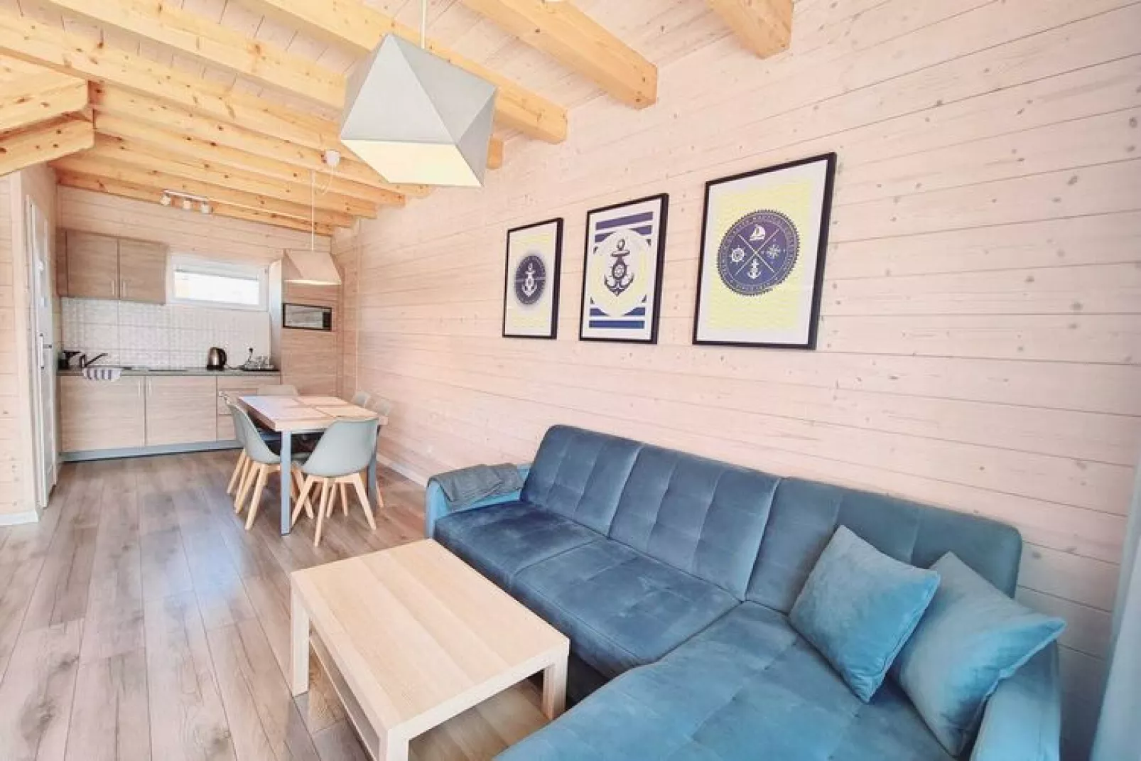 Domki wakacyjne piętrowe Sarbinowo-Wohnzimmer