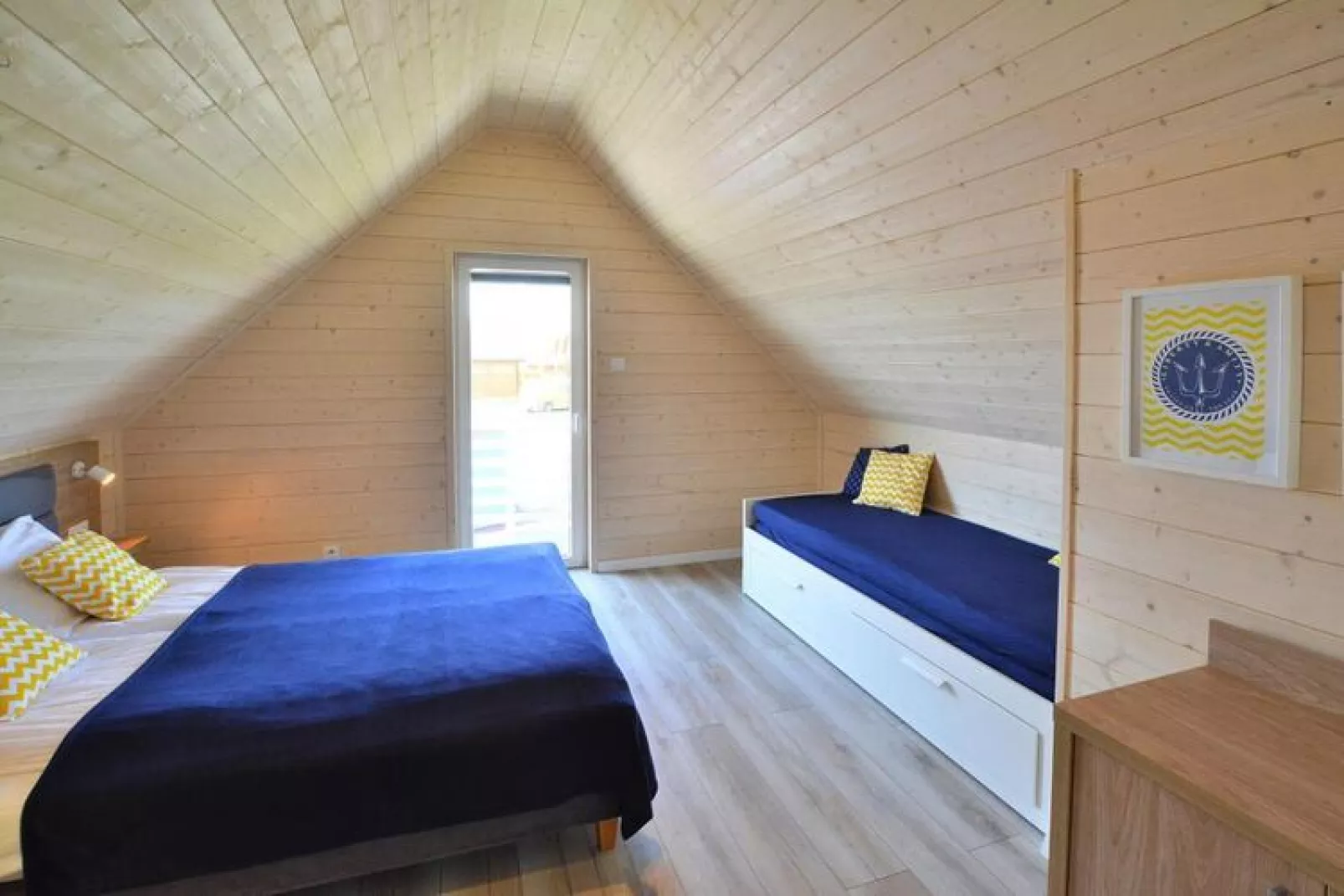 Domki wakacyjne piętrowe Sarbinowo-Schlafzimmer