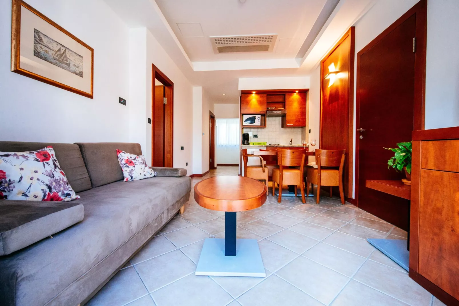 Zaton Holiday Resort - AP/5 Comfort 4 Stars  48qm 5 Pers-Living room