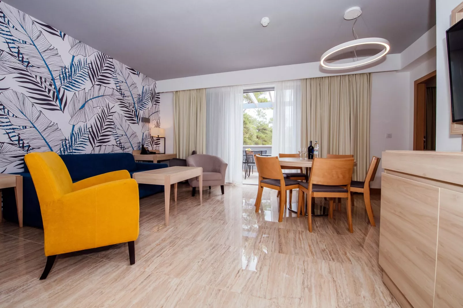 Zaton Holiday Resort - AP/5-6 Superior 4 Stars 65qm 6 Pers-Living room
