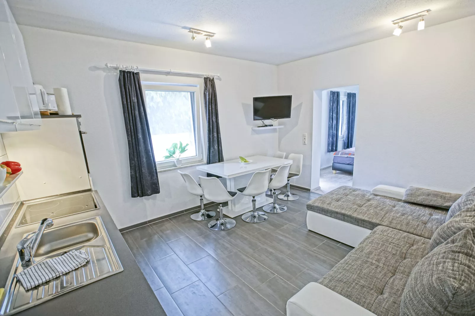 Ferienhaus mit Kamin-Dining room