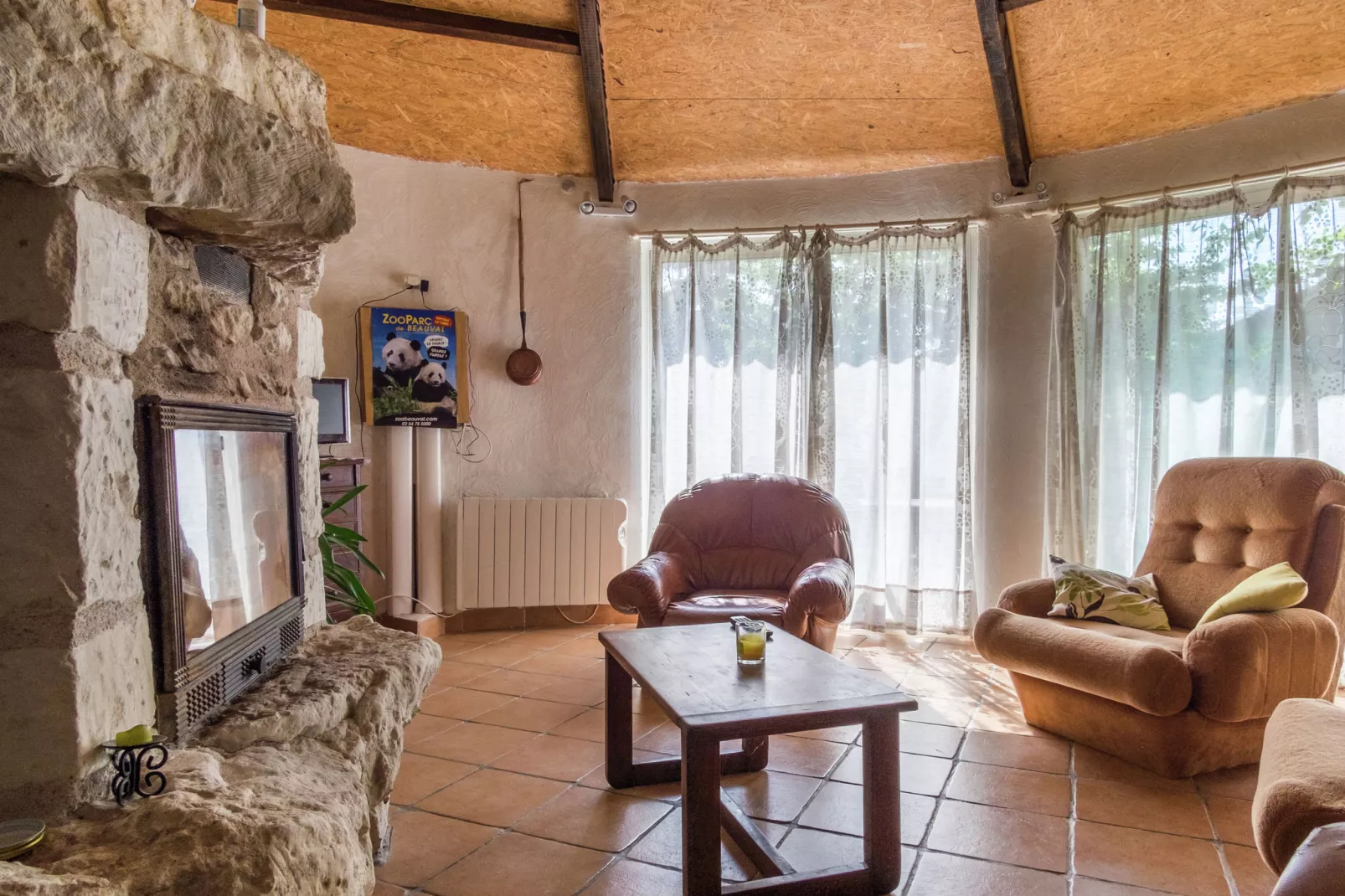 Maison troglodyte - Châteaux de la Loire-Wohnzimmer