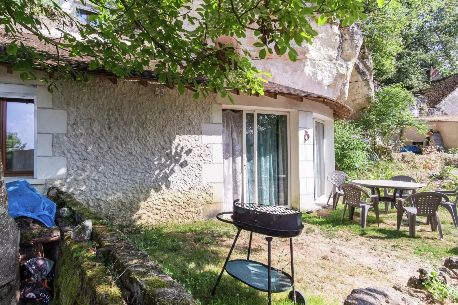 Maison troglodyte - Châteaux de la Loire-Terrassenbalkon