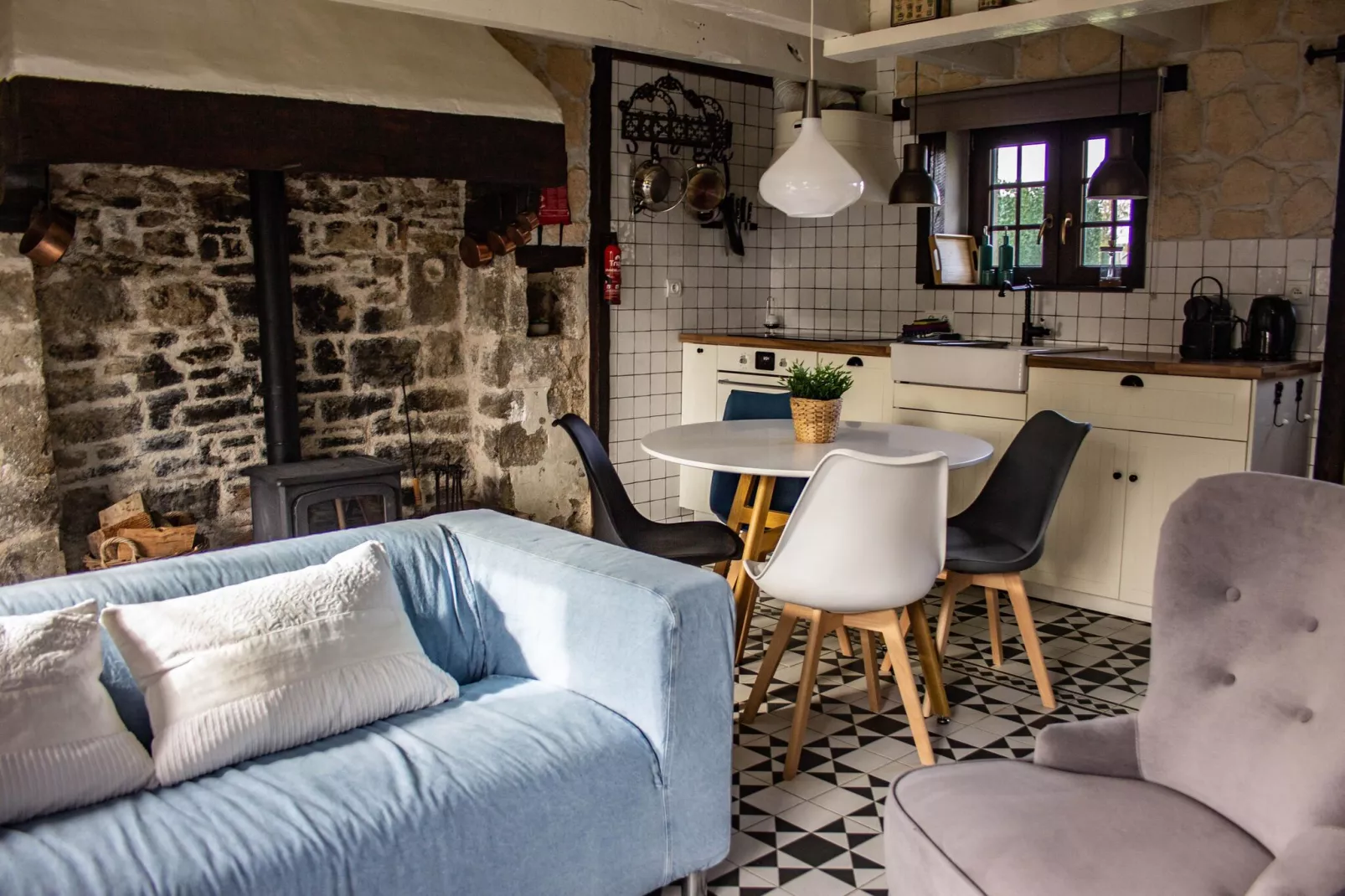 La Ferme Ranciat-Dining room