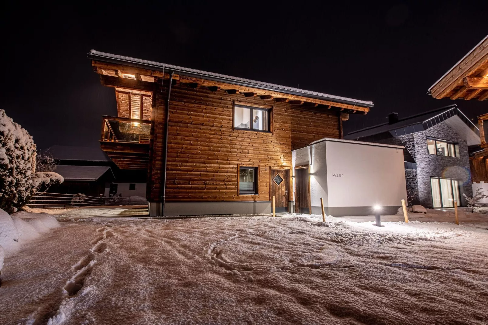 Feriendorf Das Dorf - Mühle-Exterior winter