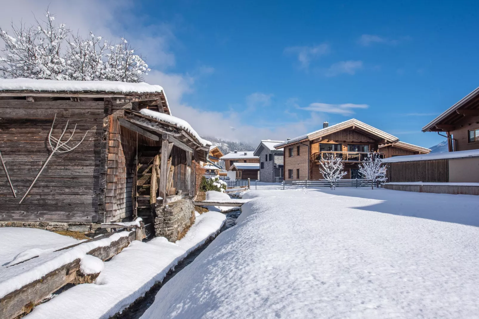 Feriendorf Das Dorf - Mühle-Exterior winter