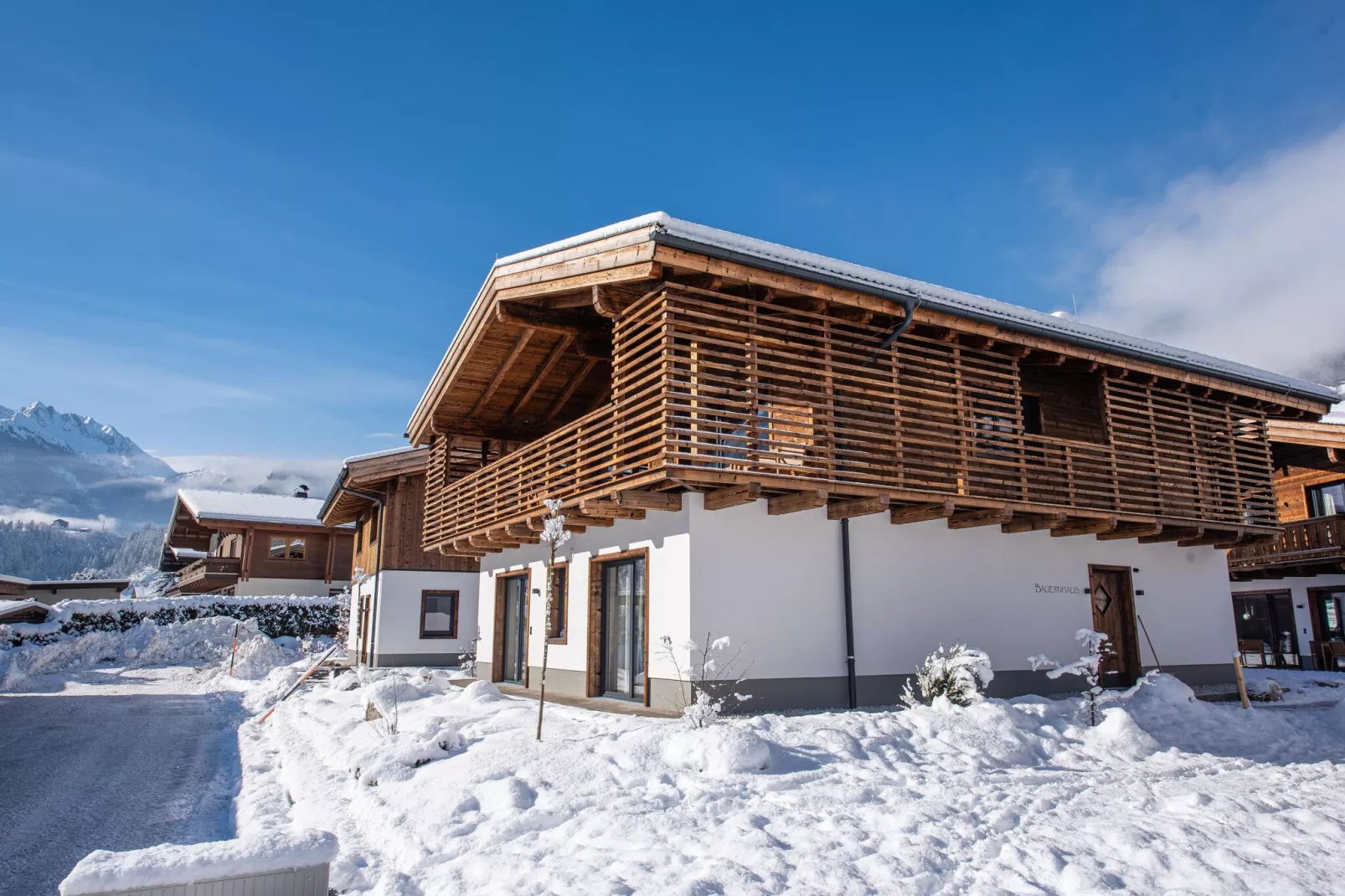 Feriendorf Das Dorf - Bauernhaus-Extérieur hiver
