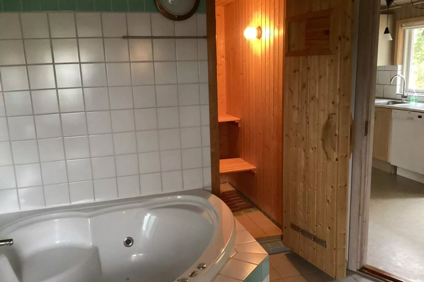 6 Personen Ferienhaus in Knebel-By Traum-Sauna