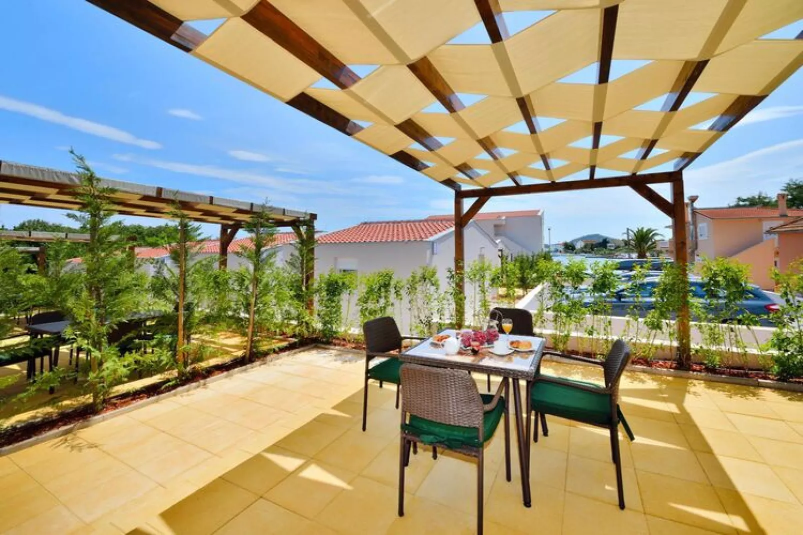 Holiday resort Vile Dalmacija Preko-2-Raum-App Classic 2&2 ca 30 qm für 4 Pers-Terrace