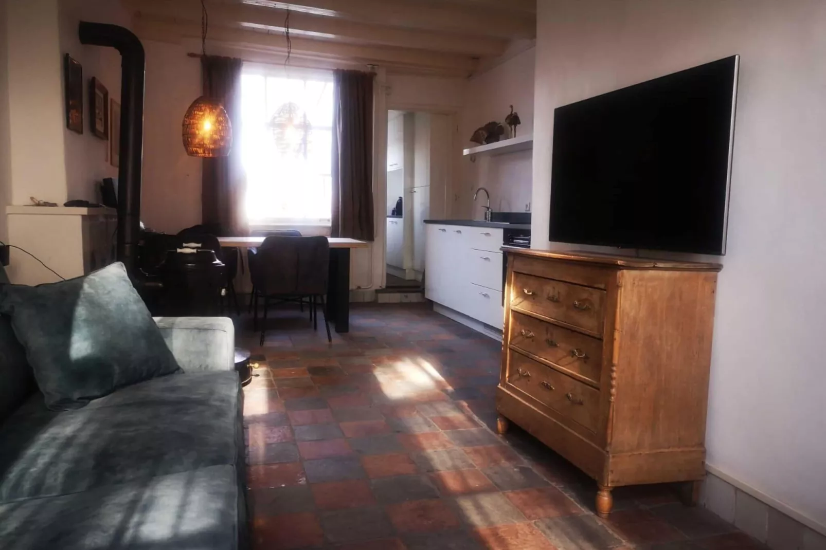 Vissershuisje Veere-Living room