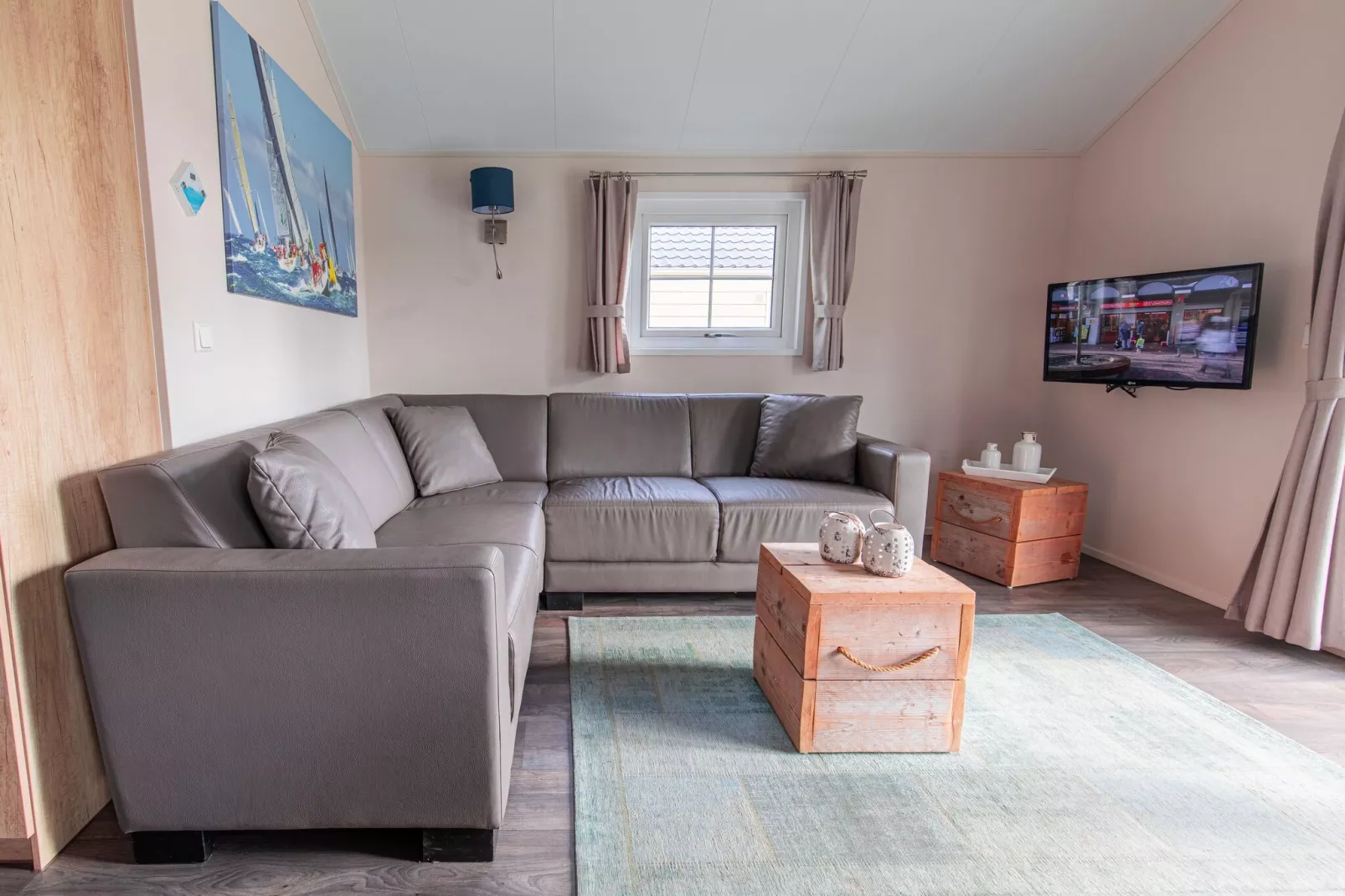 Vakantiepark Leukermeer 12-Wohnzimmer