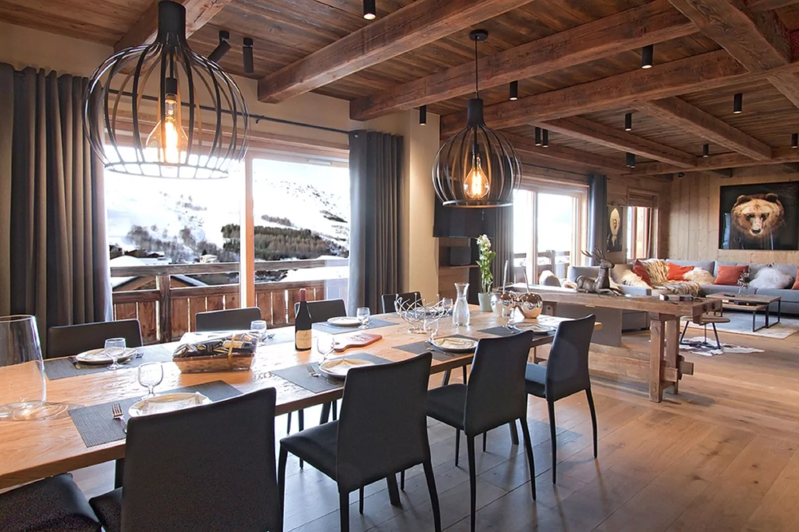 Chalet Le Lys-Dining room