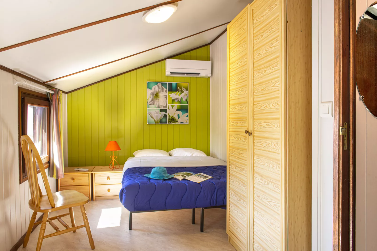 Domaine Les Tamaris et Les Portes du Soleil Portiragnes // Maison standard 2 chambres 6 pers-Bedroom