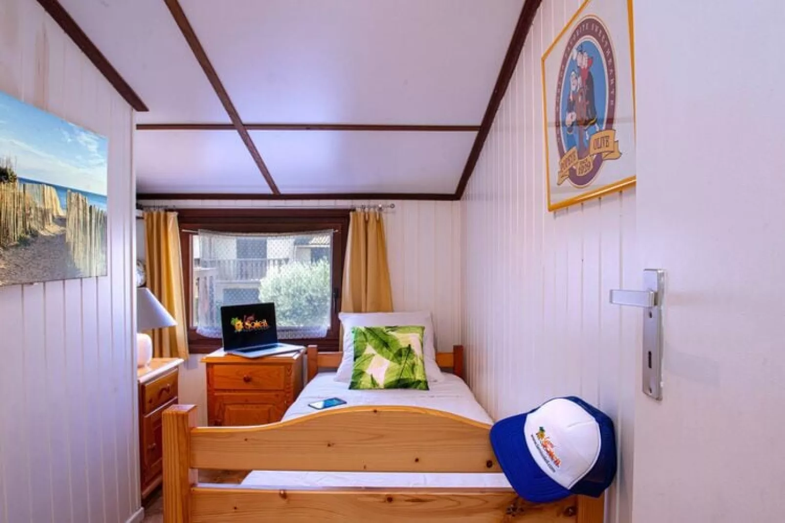 Domaine Les Tamaris et Les Portes du Soleil Portiragnes // Maison standard 2 chambres 6 pers-Bedroom