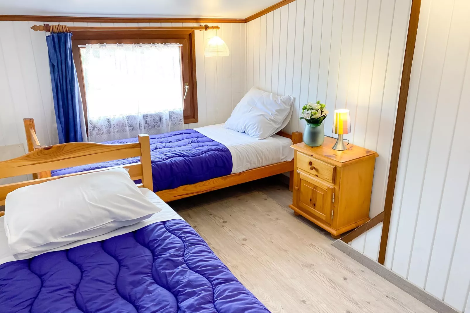 Domaine Les Tamaris et Les Portes du Soleil Portiragnes // Maison confort  2 chambres 6 pers-Bedroom
