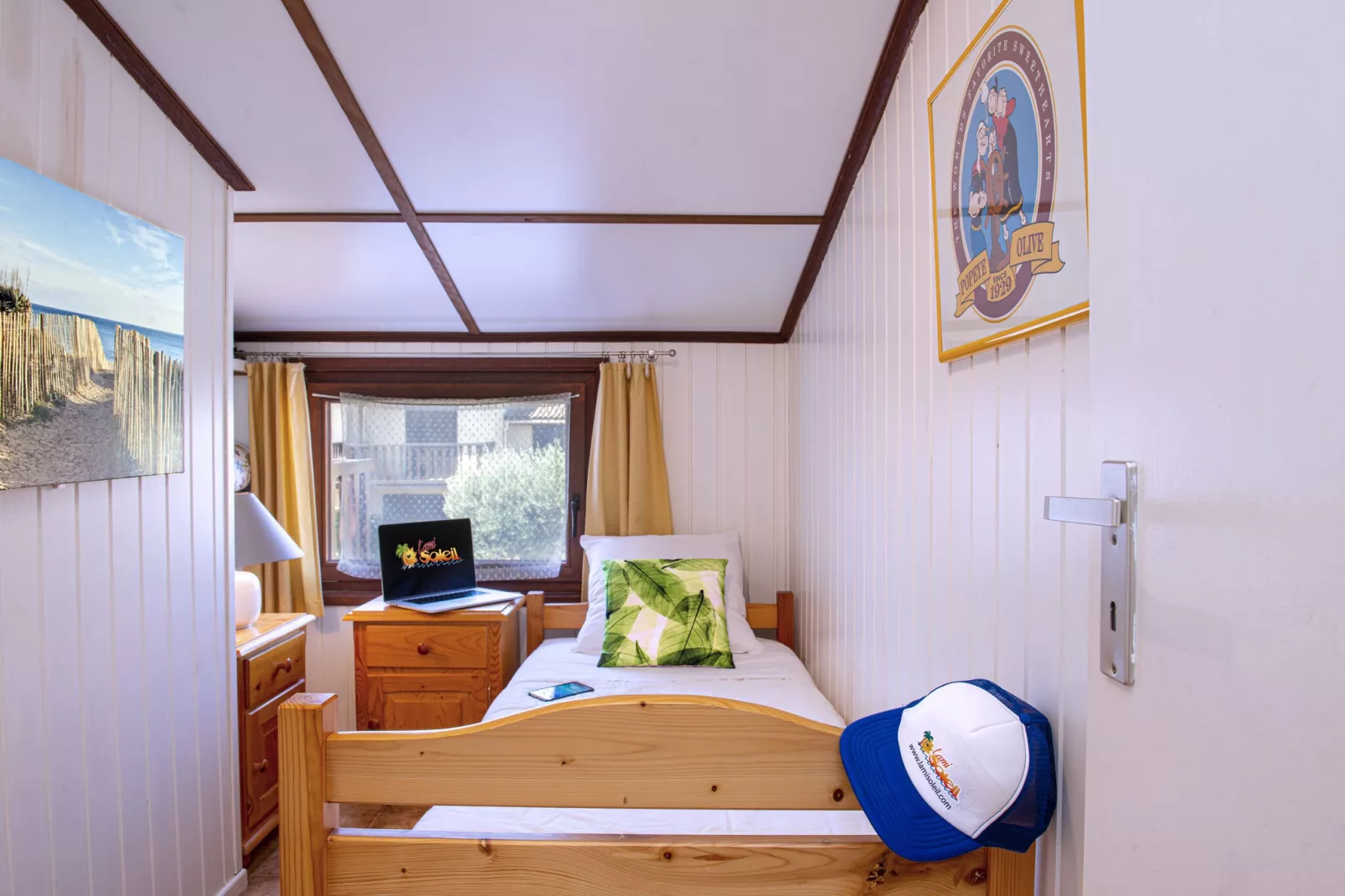Domaine Les Tamaris et Les Portes du Soleil Portiragnes // Maison standard 3 chambres 7 pers-Bedroom