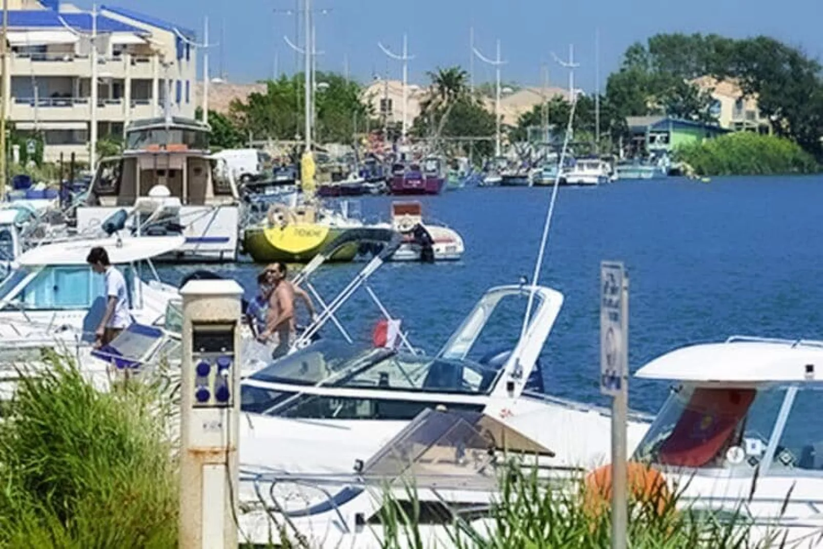 Caravanpark Mas des Lavandes Sérignan - Mobilhome Classic 3ch 6pers-Water view