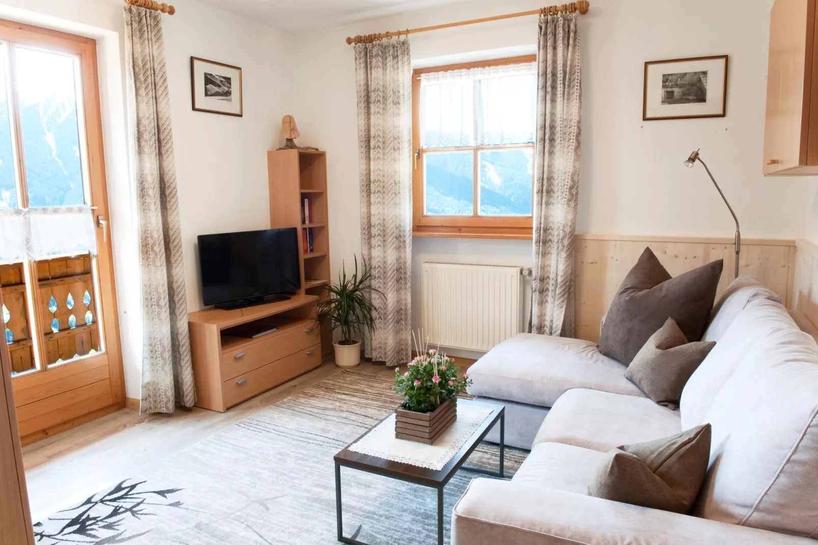 Niedermunthof Villnöß - Sass Rigais-Living room