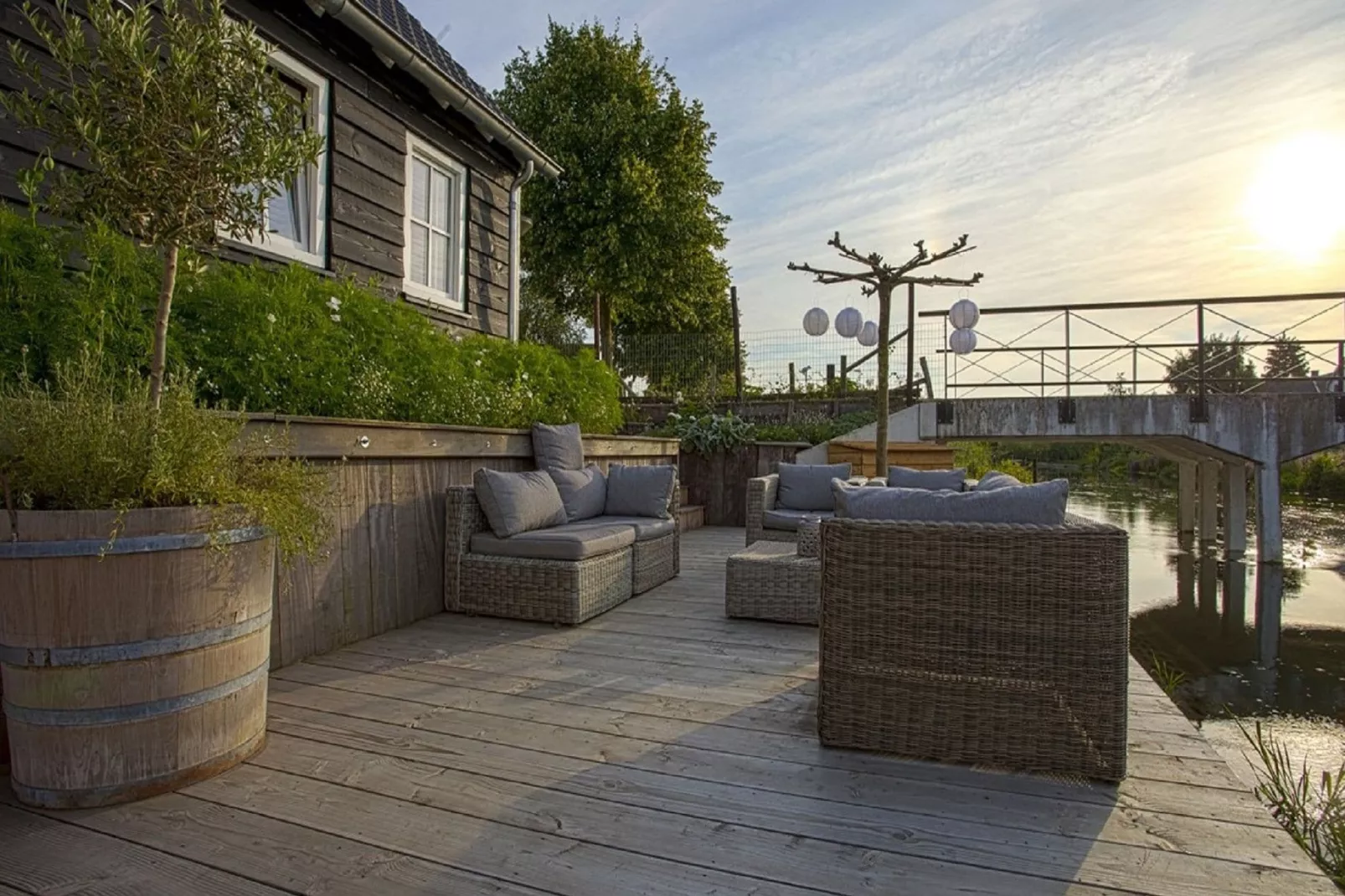 Vakantiehuis De Vlonder-Terrace balcony