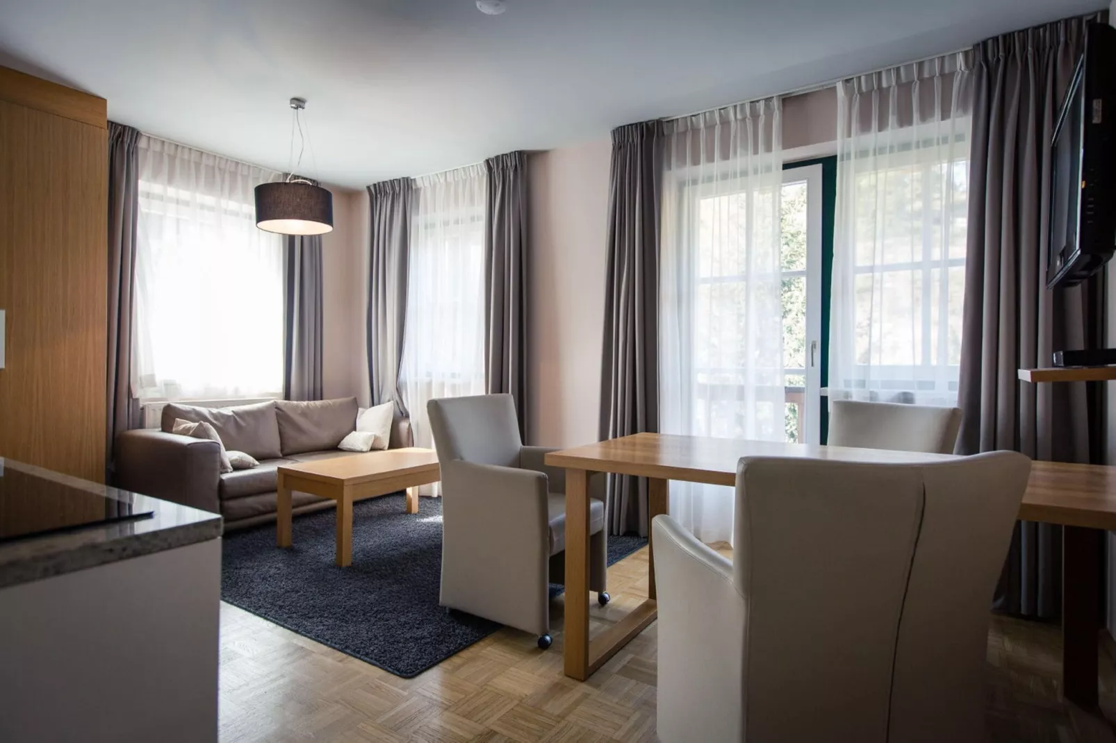 Alpenpark Turrach App3-Living room
