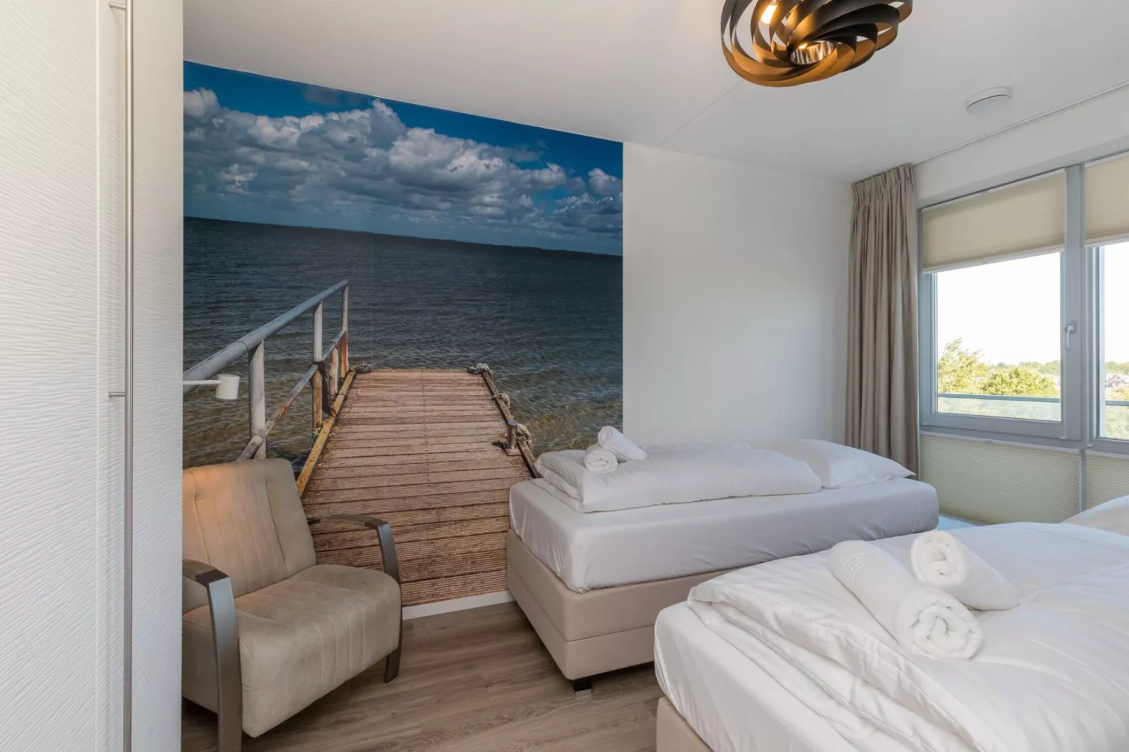 De Zeester Gorishoeksedijk 41-Schlafzimmer