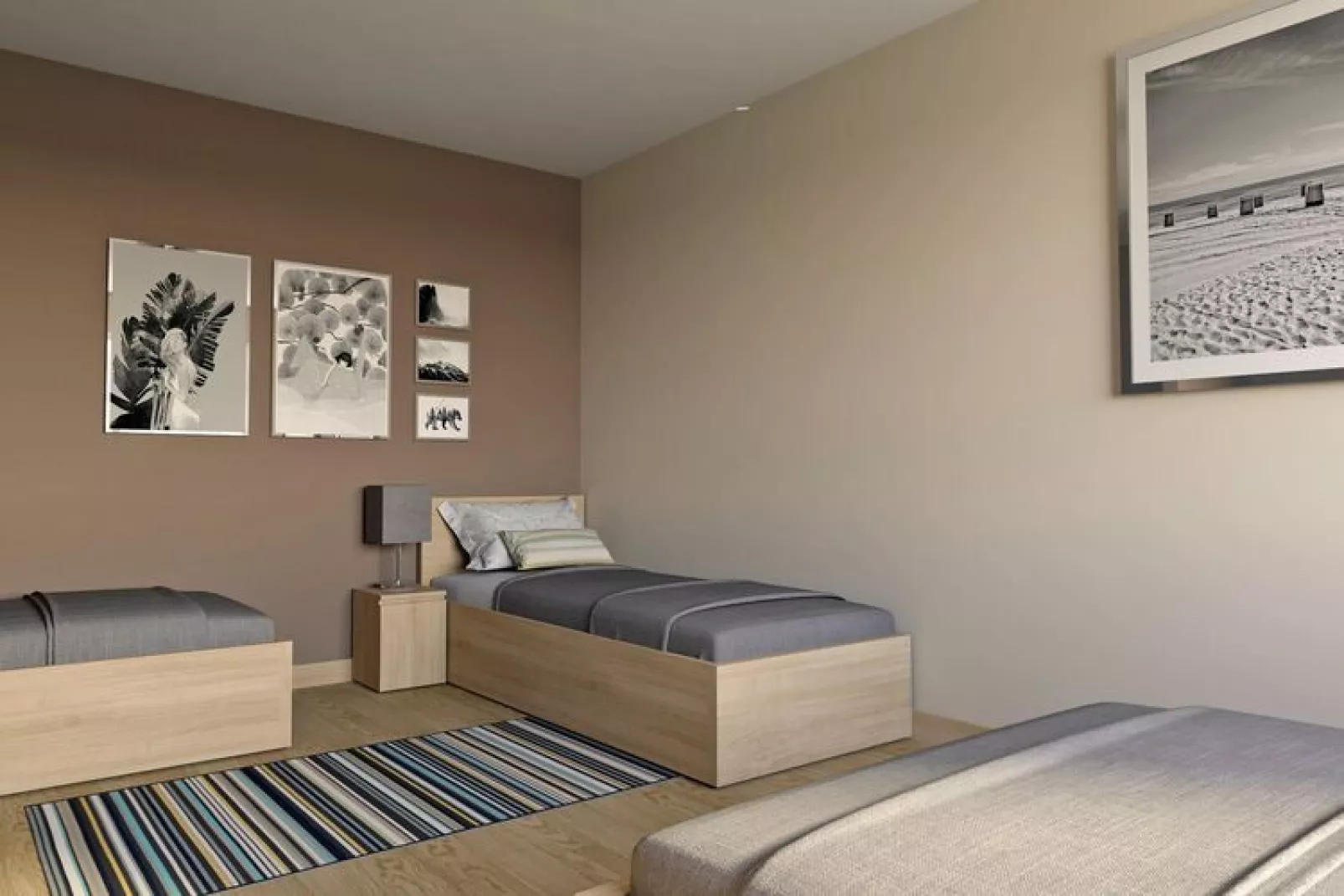 Apartamenty 4-osobowe Niechorze-Bedroom