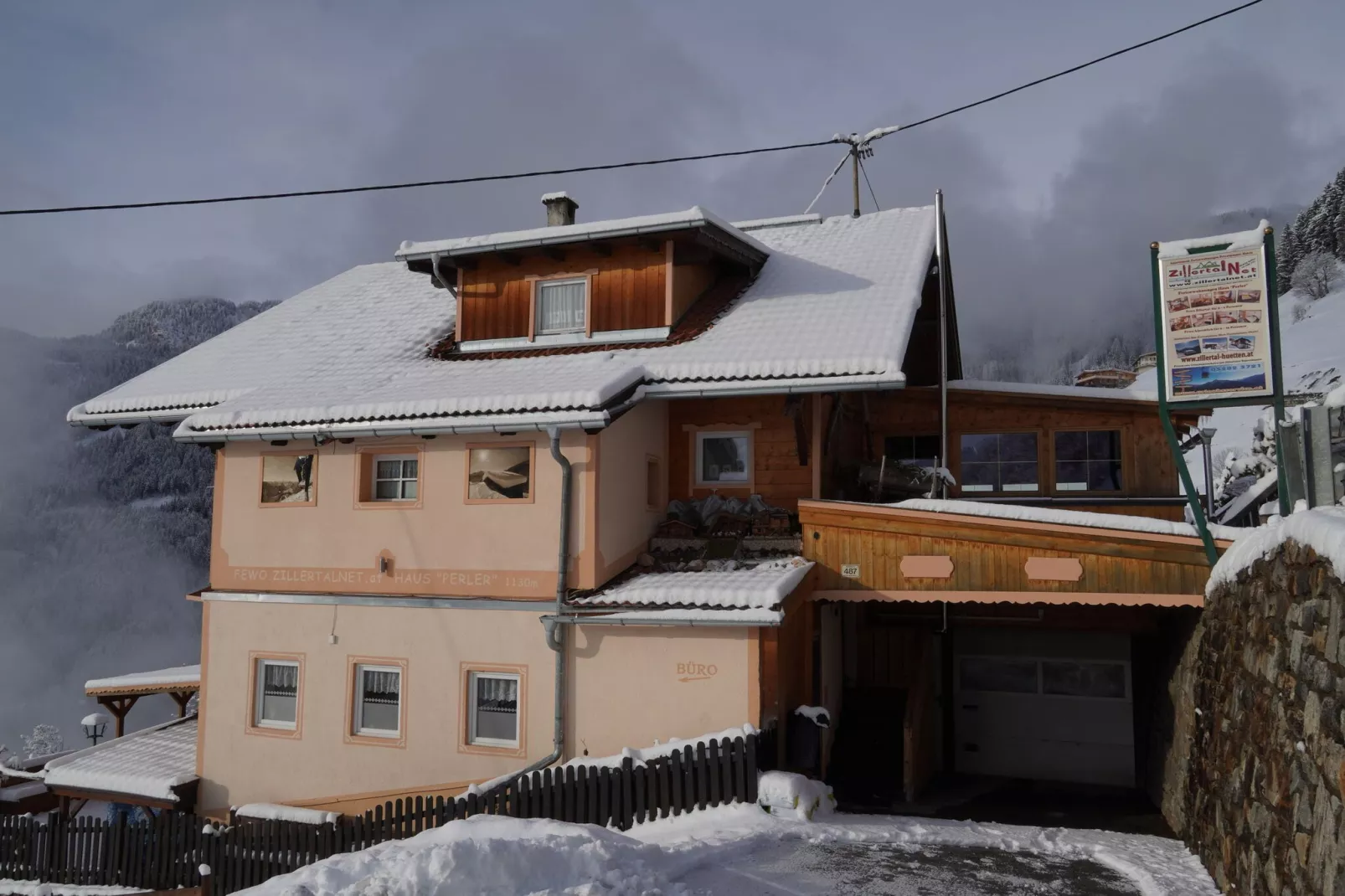 Haus Perler-Außenbereich Winter