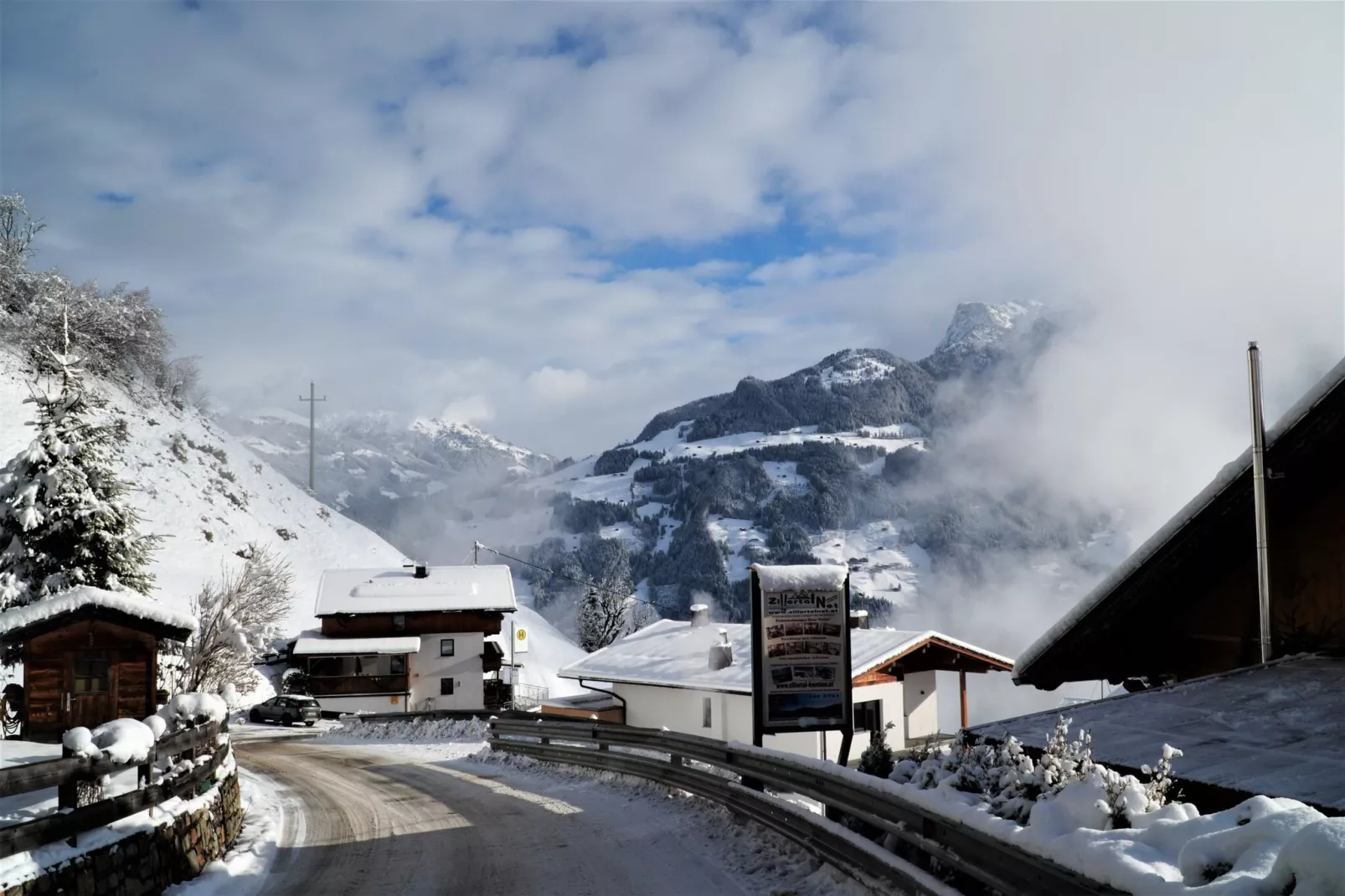 Haus Perler-Gebiet Winter 1 km