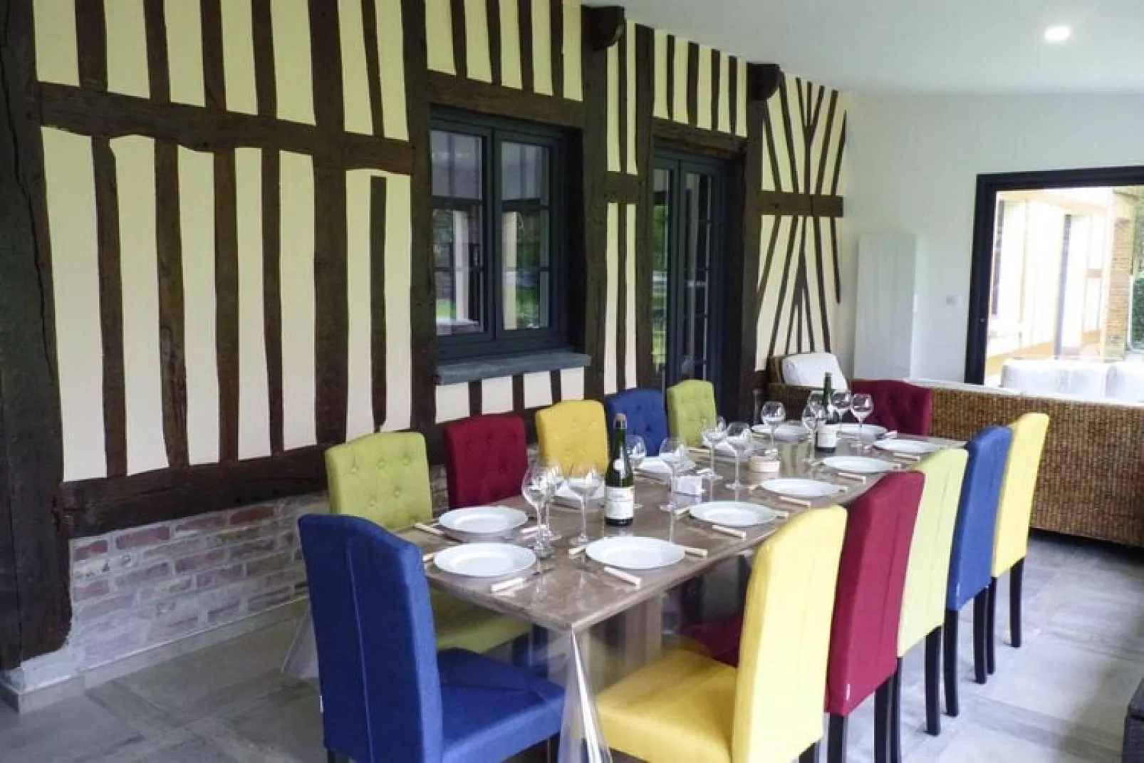 Semi-detached house Rieux - 12 pers-Esszimmer