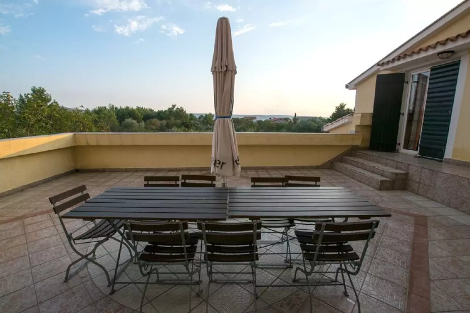Apartments Grande Vista Starigrad Paklenica SD62 A-01 9 Pers-Terrace balcony
