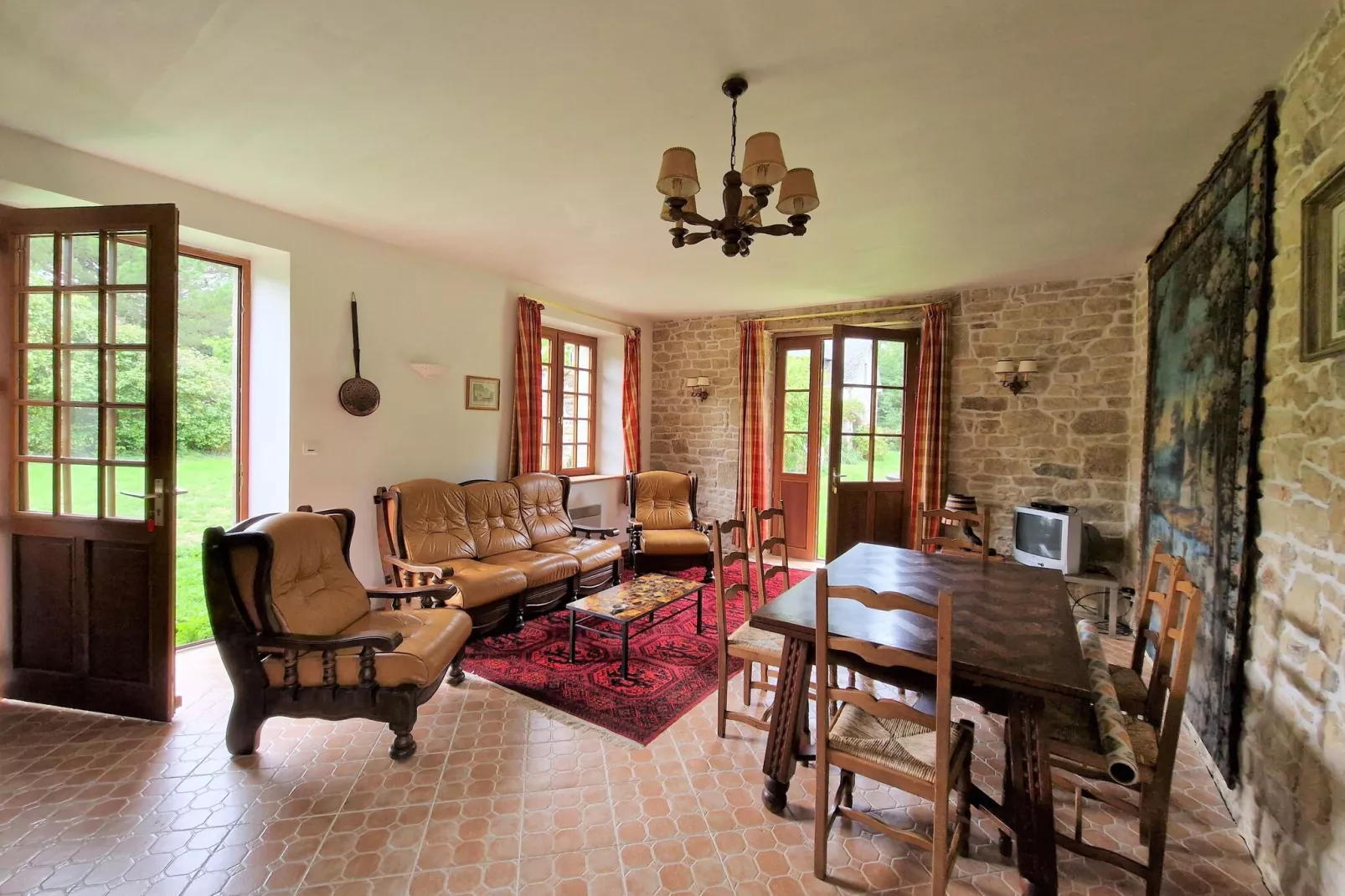Semi-detached house Bénodet Ty Guével-Living room