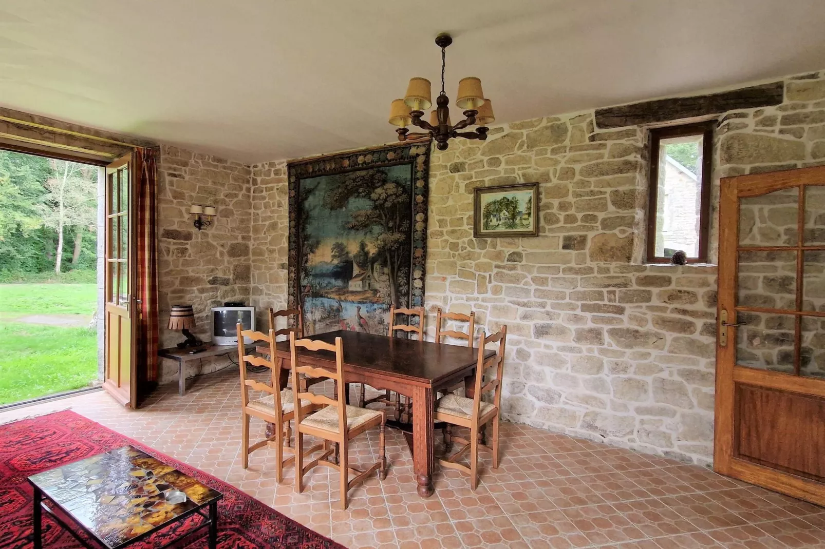 Semi-detached house Bénodet Ty Guével-Living room