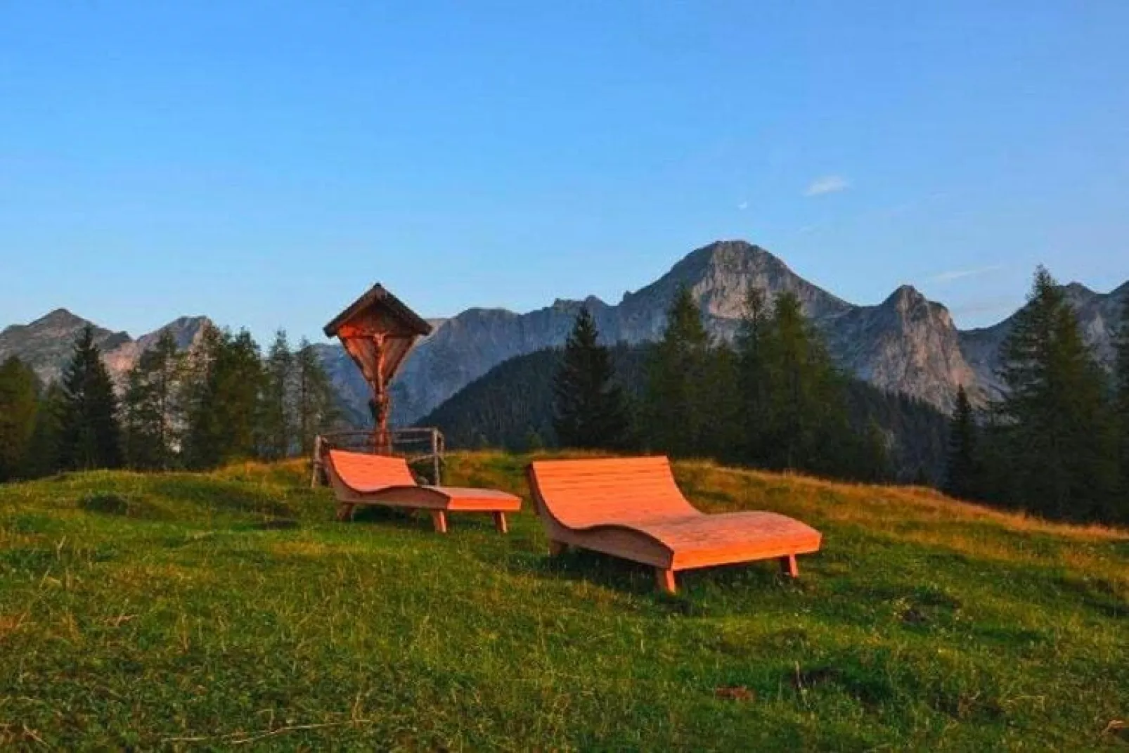 Chalet Steinbock-View summer