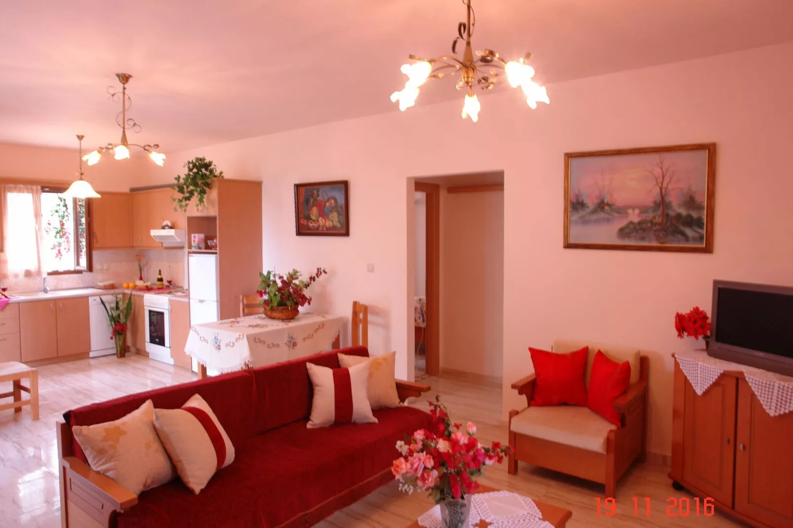 Villa Estia-Wohnzimmer