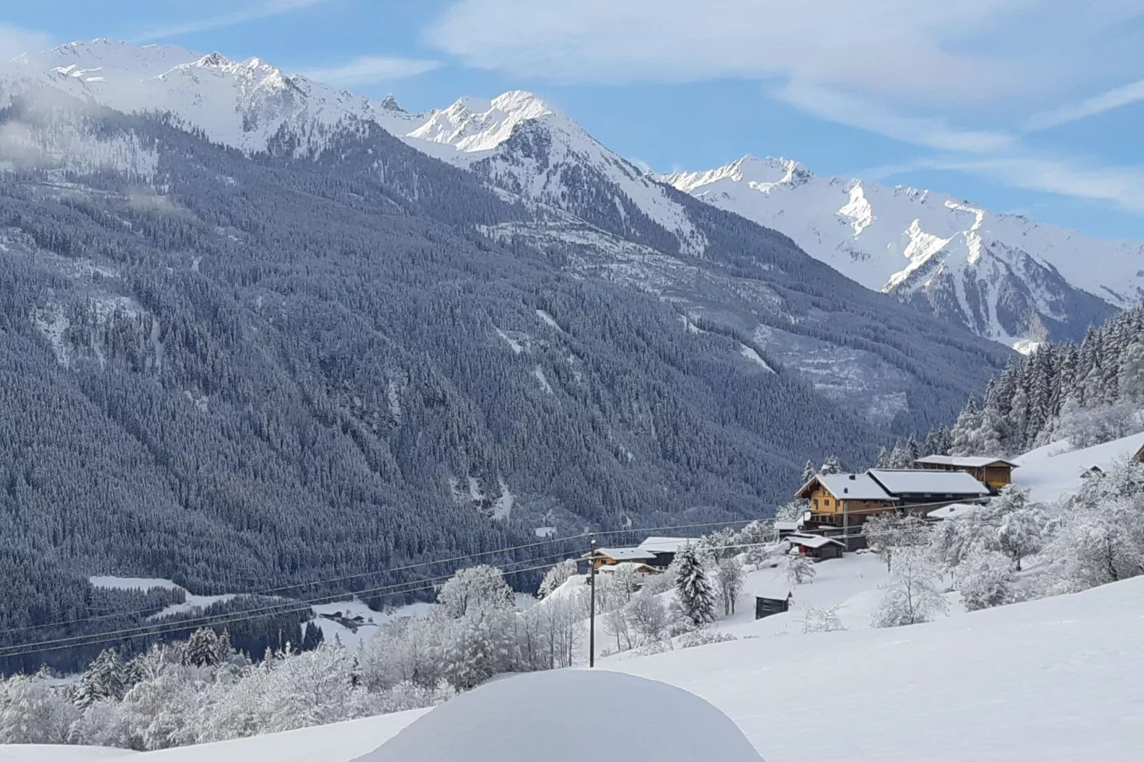 Käferhof Bramberg am Wildkogel-View winter