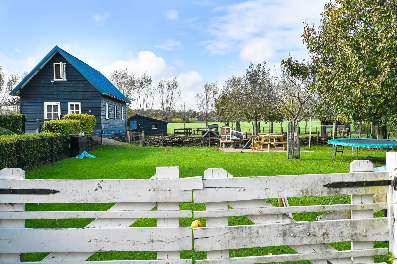 Landelijk Utrecht-Gardens in summer